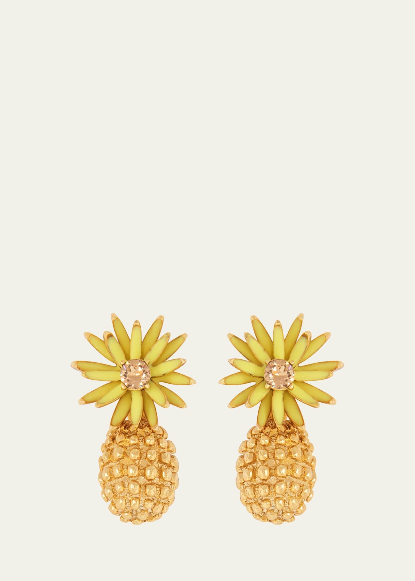 Flower Post with Cactus Drop Earrings Product Image