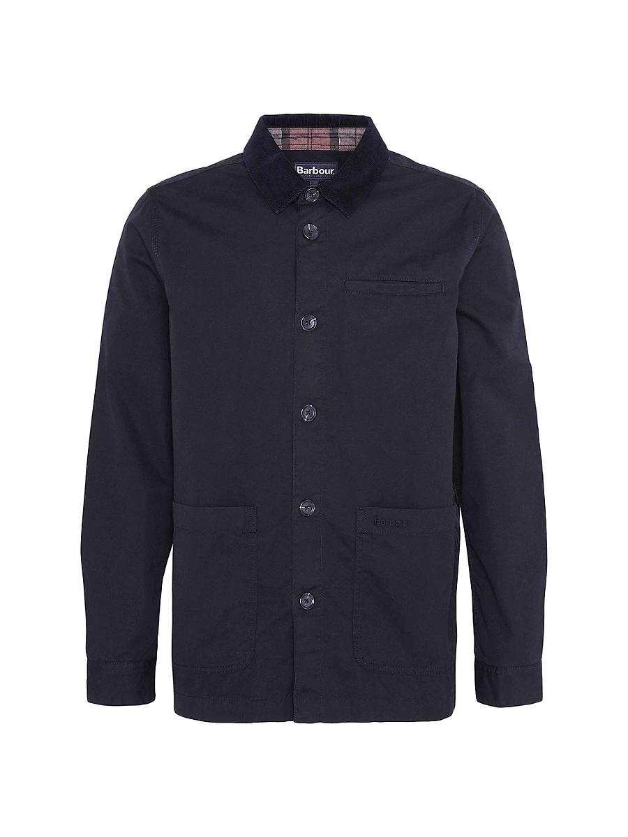 Mens Cole Tailored-Fit Poplin Overshirt Product Image