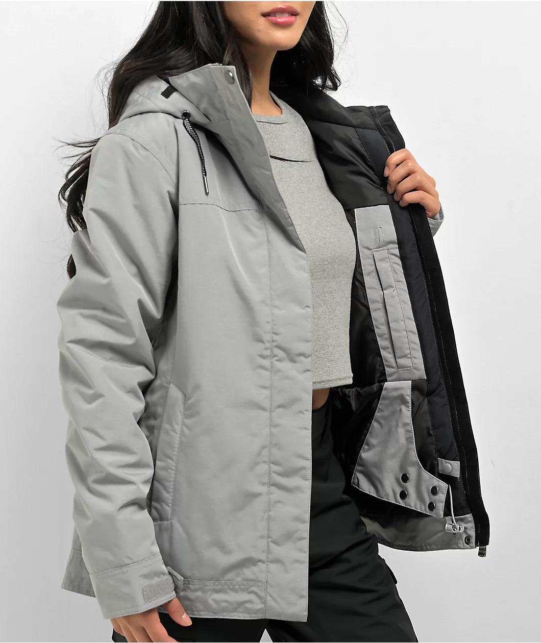 Roxy Billie Grey 10K Snowboard Jacket Product Image