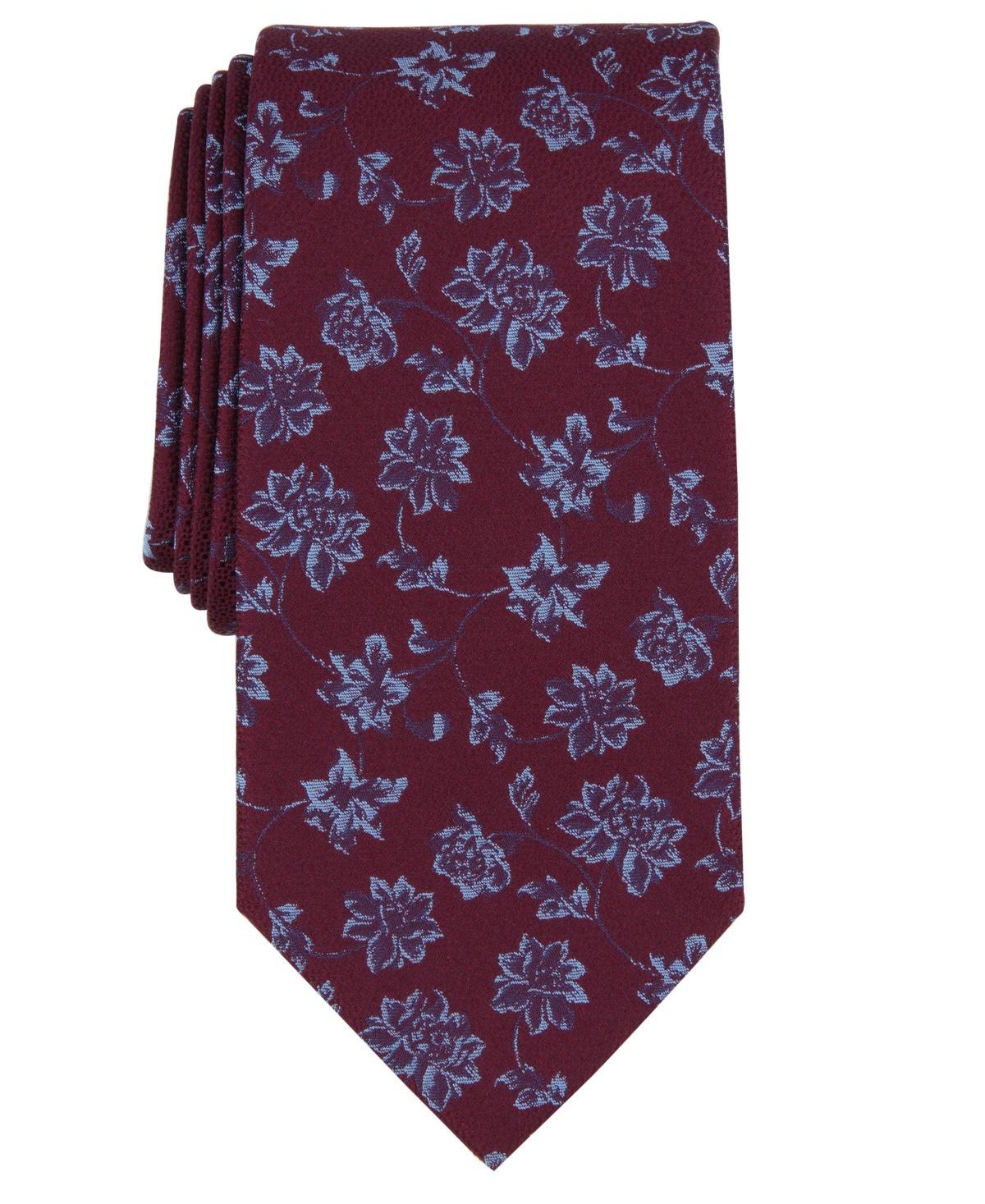 Michael Kors Mens Gegan Floral-Print Tie Product Image