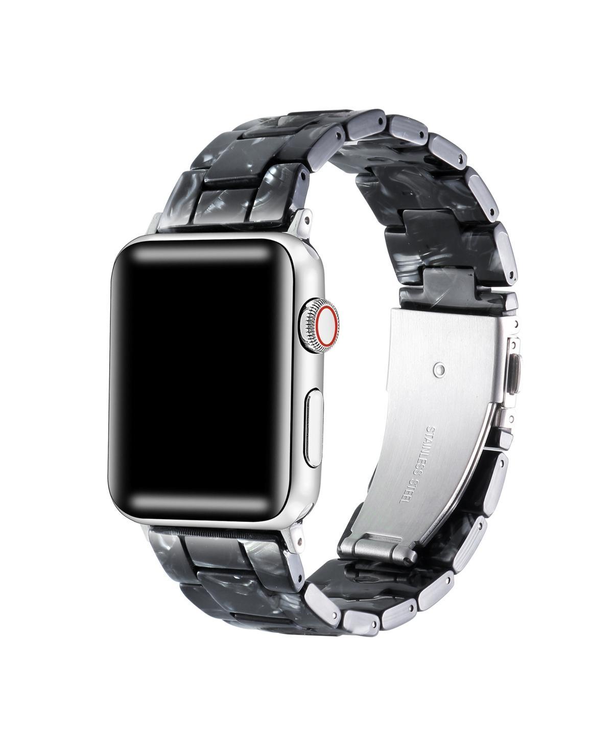 Posh Tech Womens Claire Resin Band for Apple Watch Size-38mm,40mm,41mm - Black Product Image