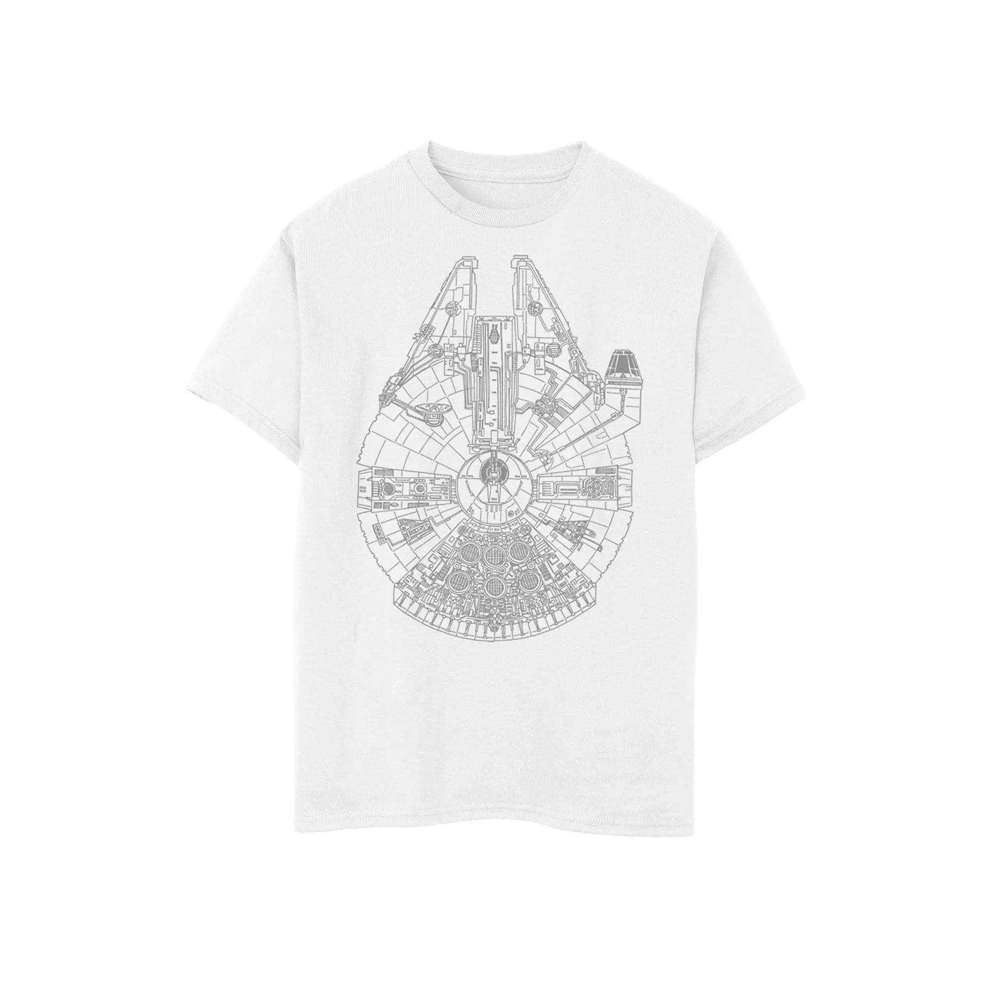 Boys 6-20 Star Wars Millennium Falcon Graphic Tee, Boy's,  Product Image