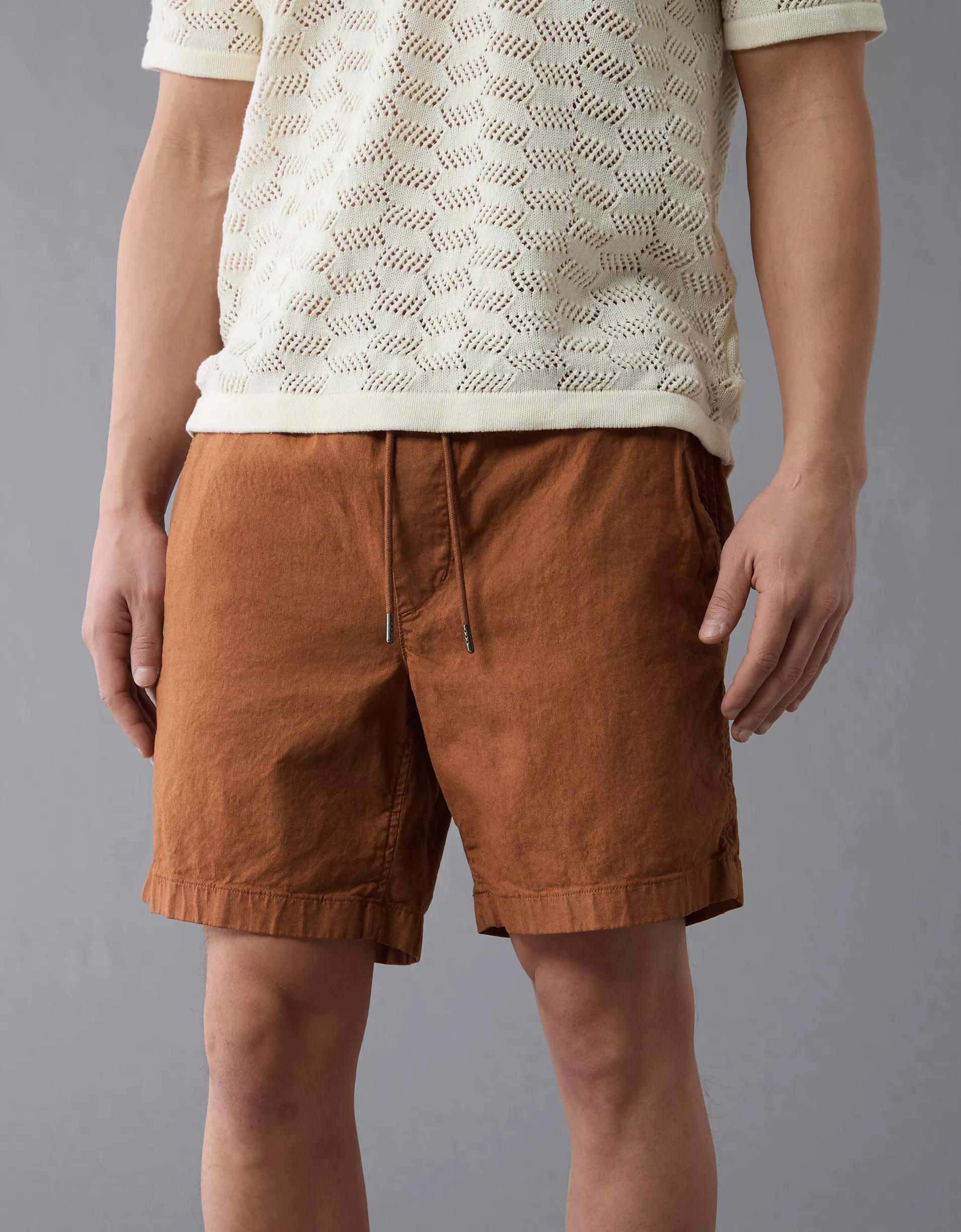 AE 7" Flex Linen-Blend Trekker Short Product Image