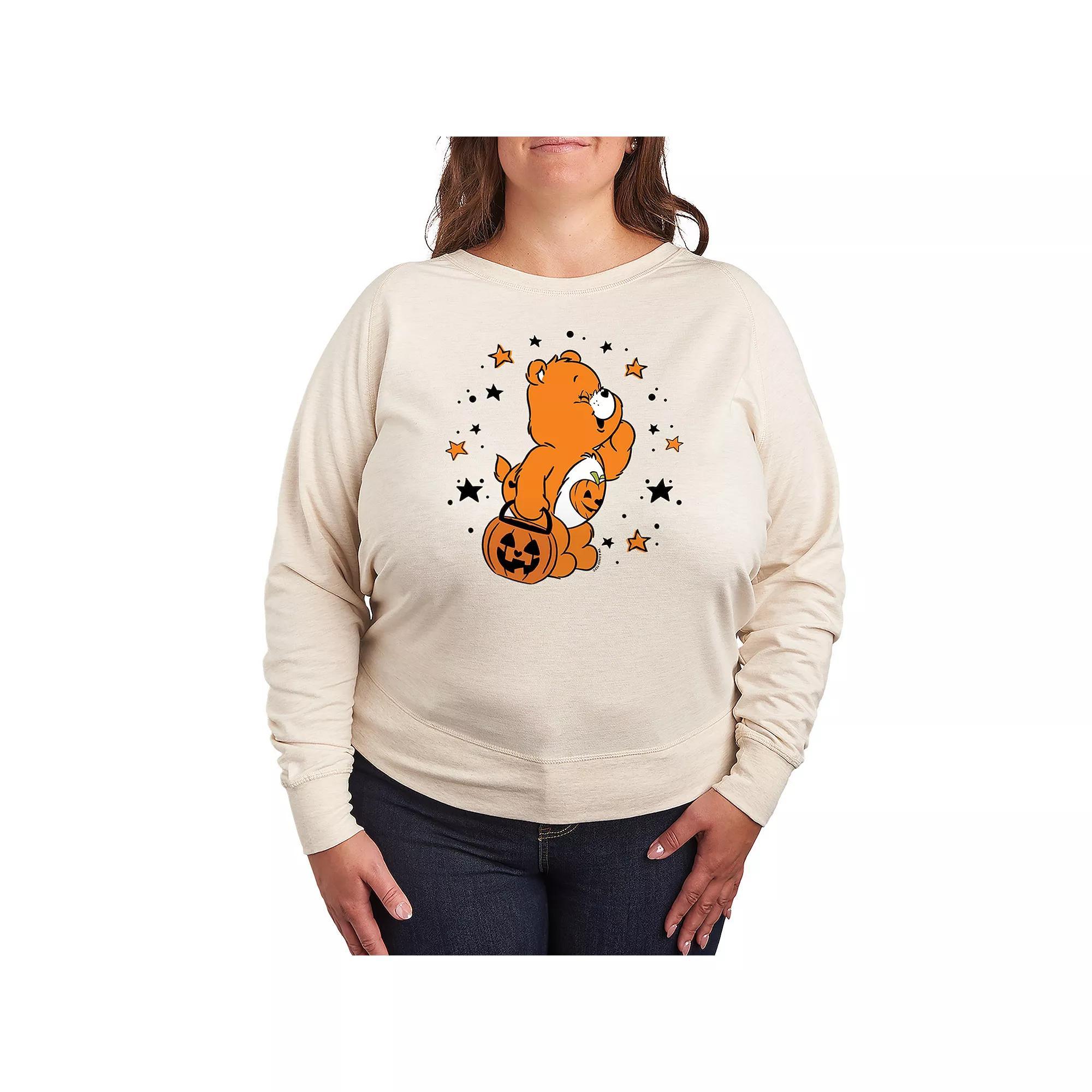 Plus Size Dr. Seuss The Grinch Cuddly As A Cactus French Terry Long Sleeve Tee, Women's, Size: 4XL, Beige Product Image