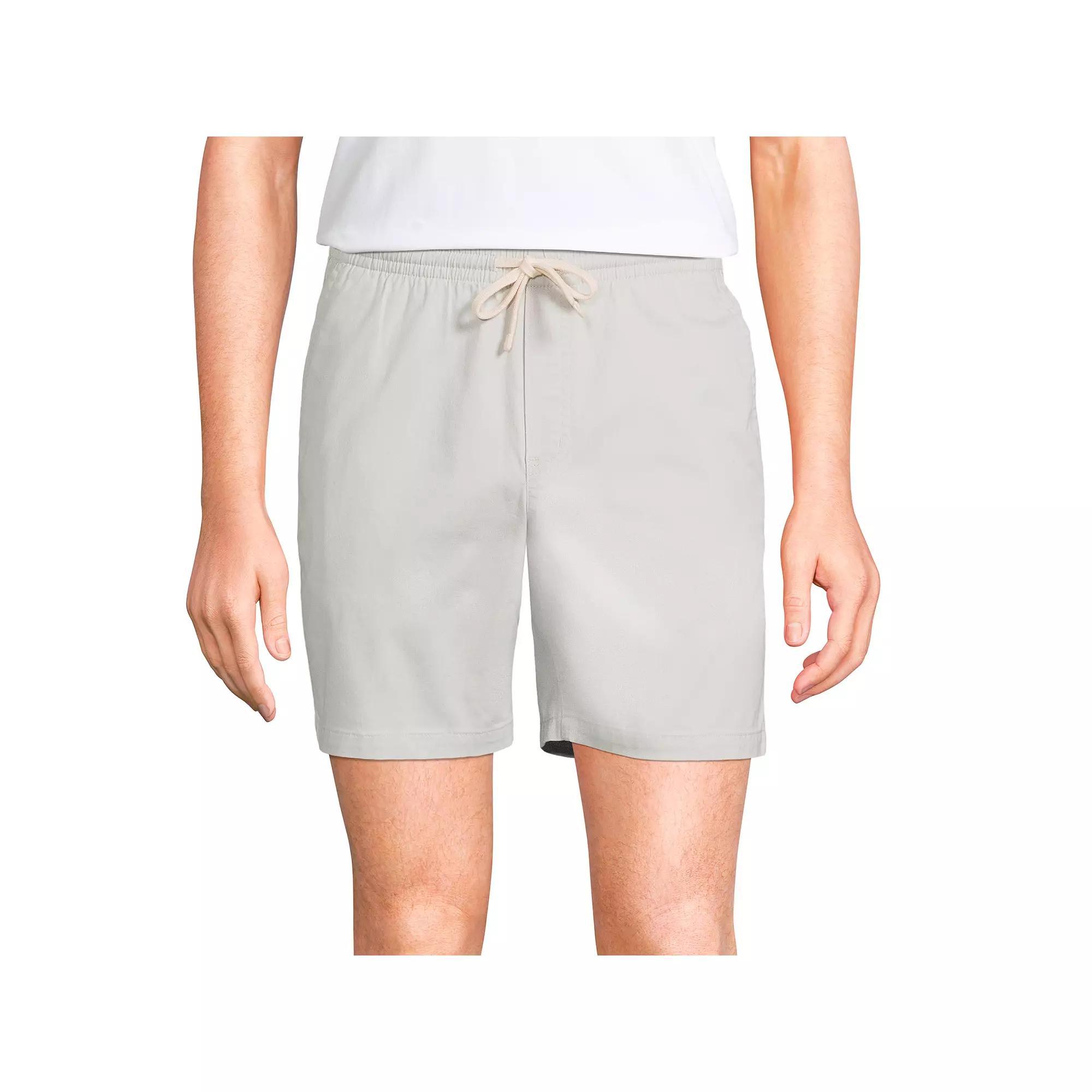 Men's Lands' End Comfort-First Knockabout Pull On Deck Shorts, Size: XXL, Radiant Blue Product Image