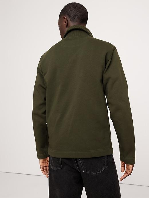 Brushed Fleece Half-Zip Sweatshirt Product Image