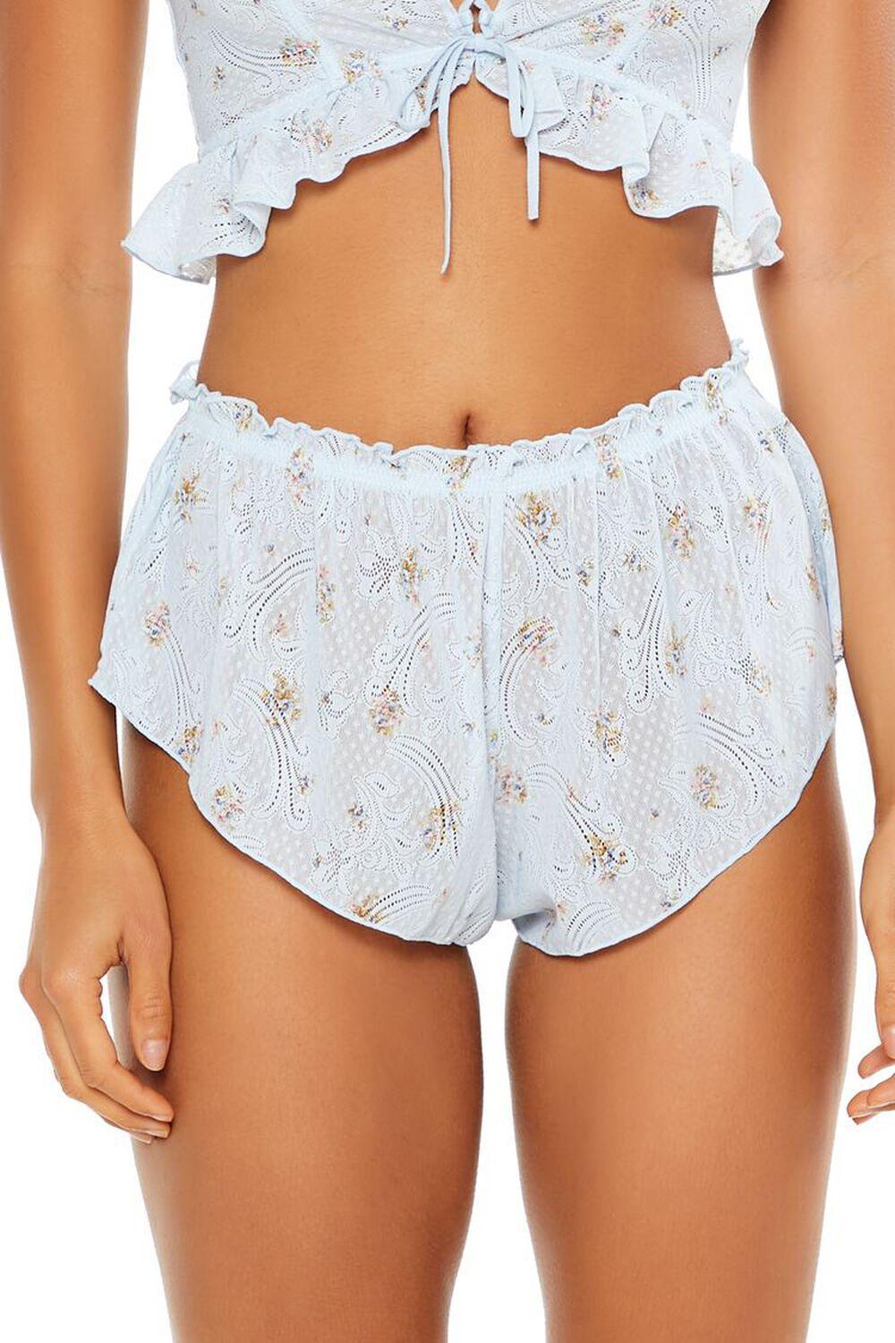 Floral Ruffle Shortie Panties | Forever 21 Product Image