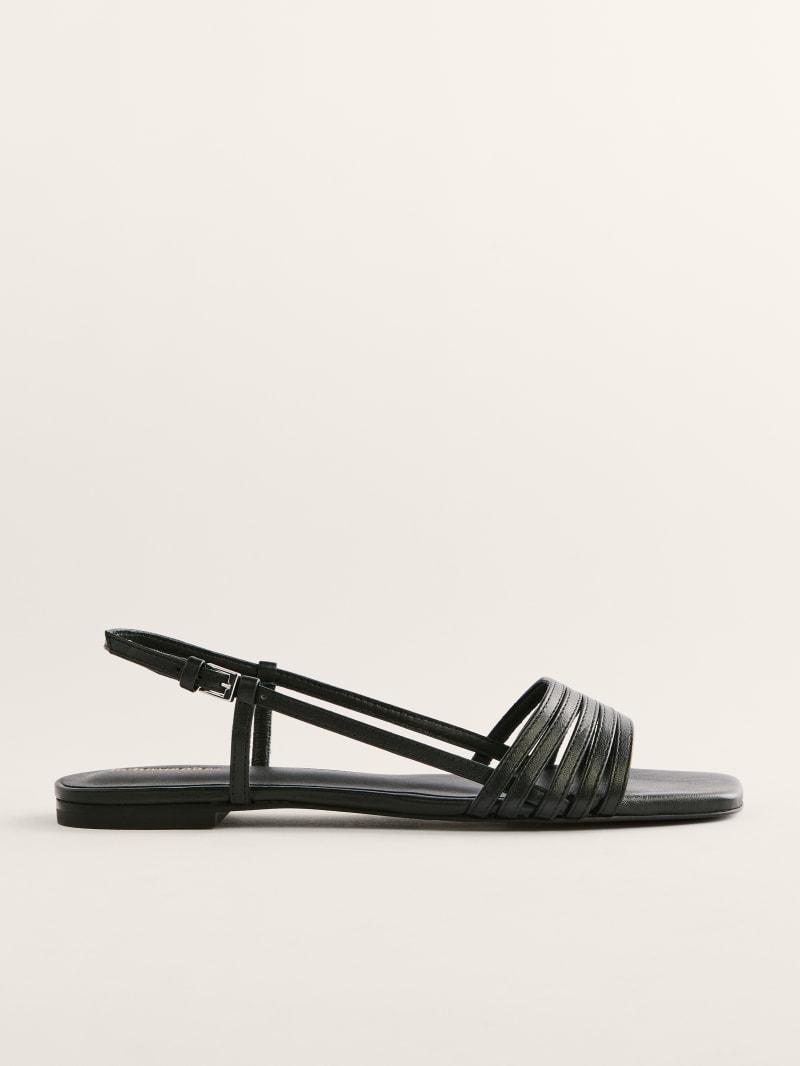 Millie Lattice Flat Sandal Product Image