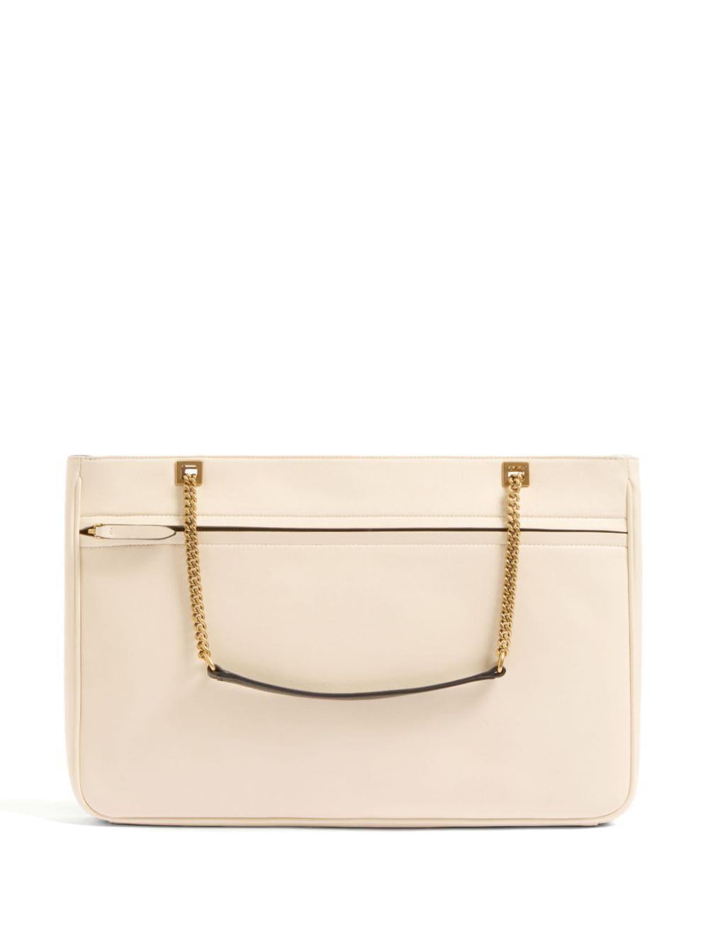 VALENTINO GARAVANI Vlogo Signature Tote Bag In Neutrals Product Image