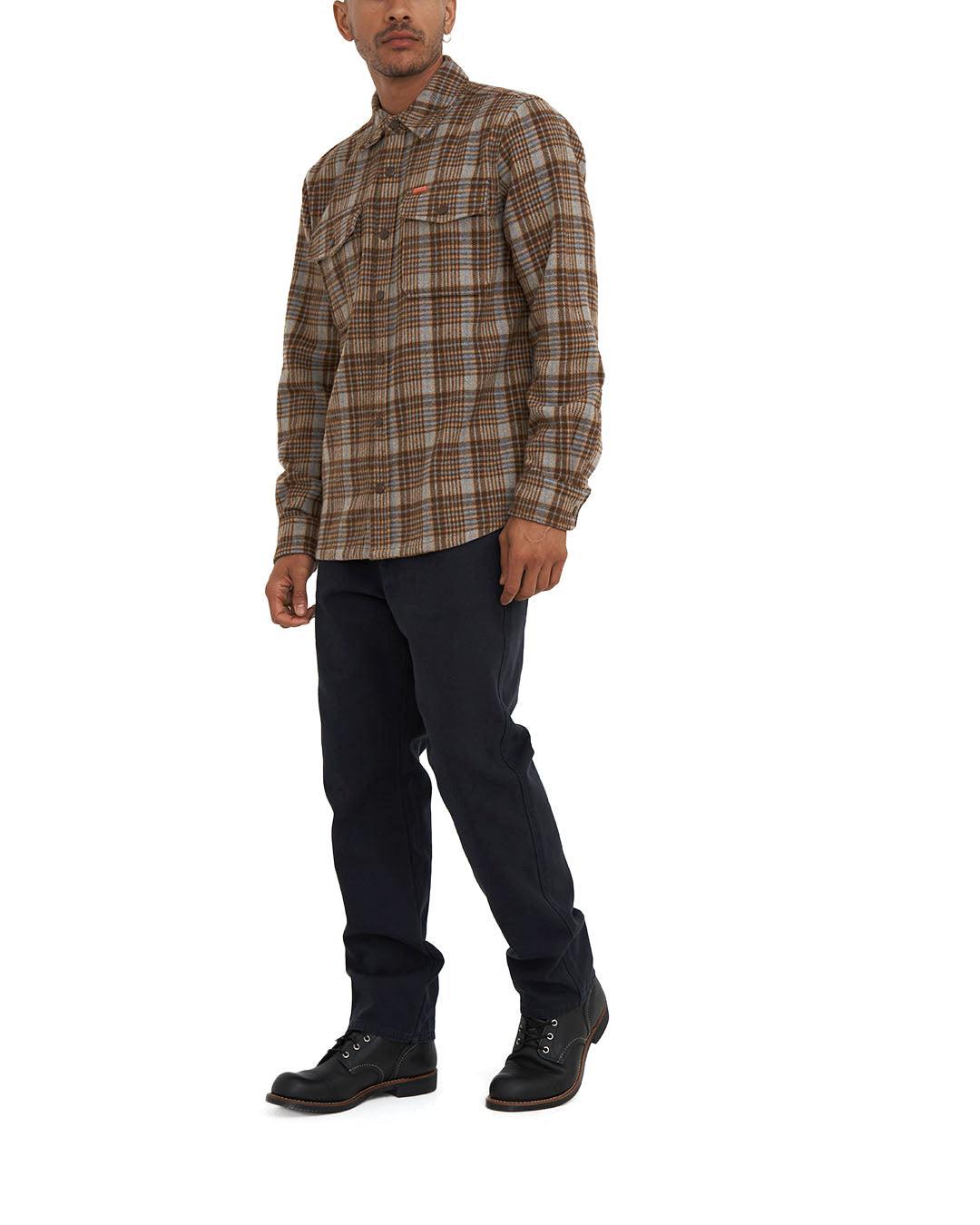 Kalyn Check Shirt - Brown Check Product Image