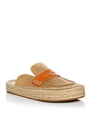 Men's Suede Espadrille Loafers Product Image