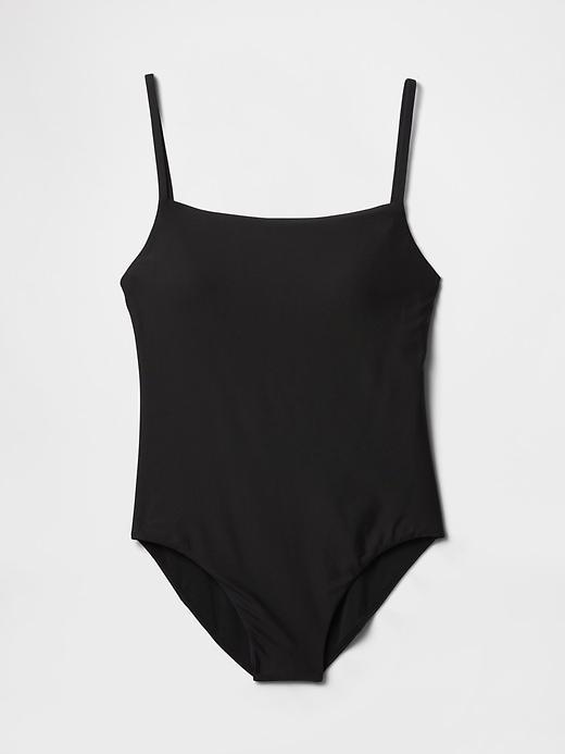 Square-Neck One-Piece Swimsuit Product Image