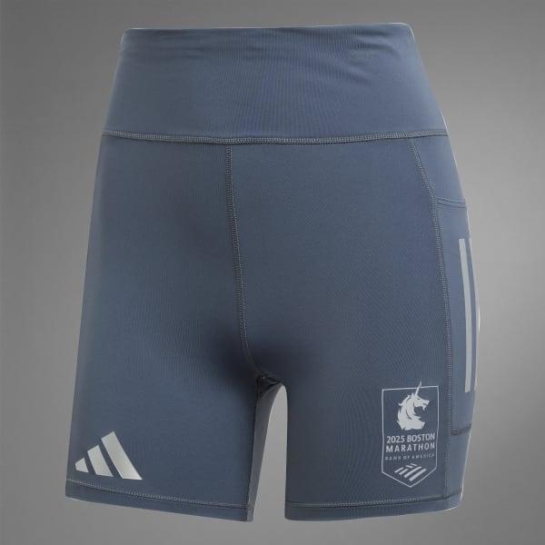 adidas Boston Marathon SS25 Short Tights Lucid Blue XL 5 Womens Product Image