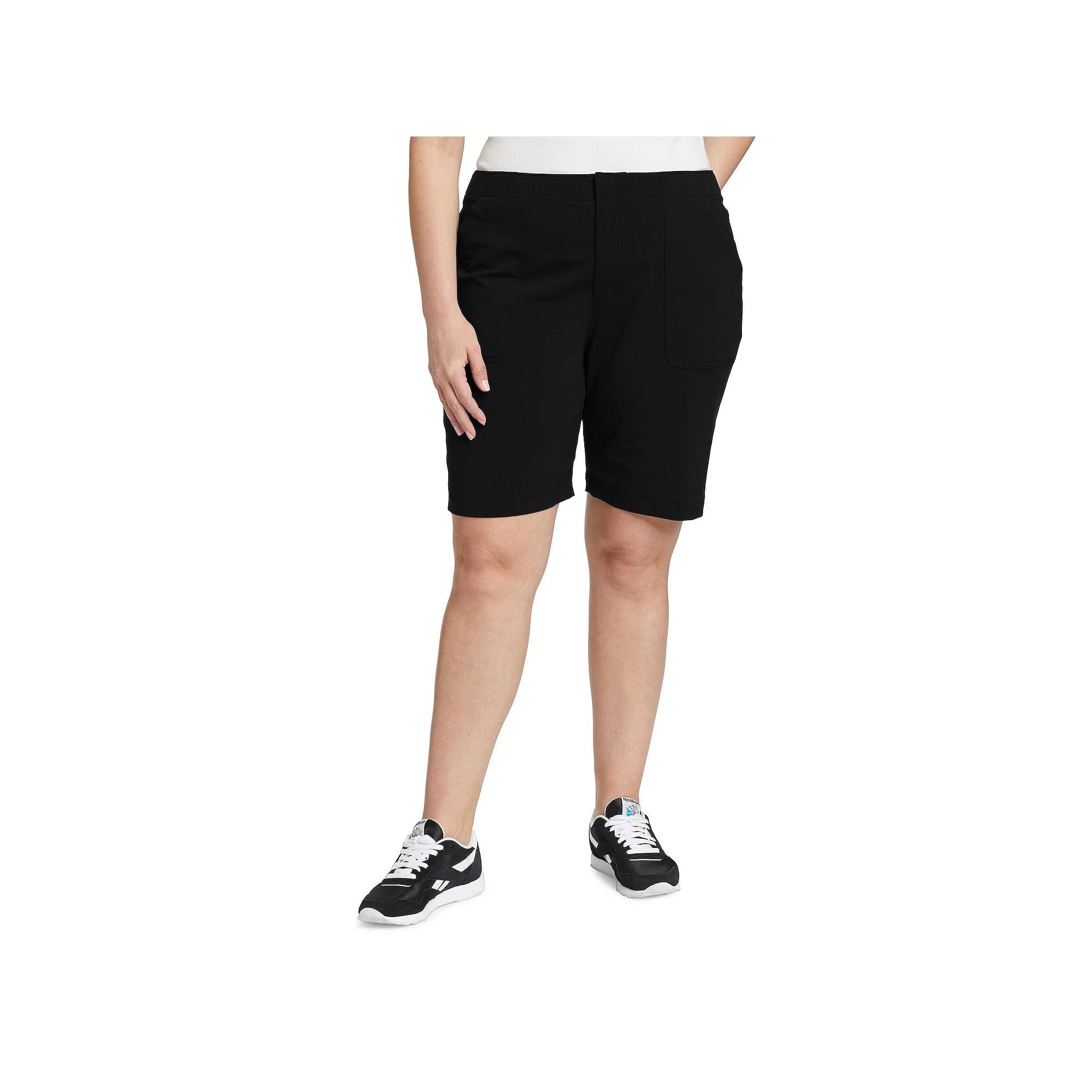 Plus Size Eddie Bauer Horizon Bermuda Shorts, Women's, Size: 20 W, Black Product Image