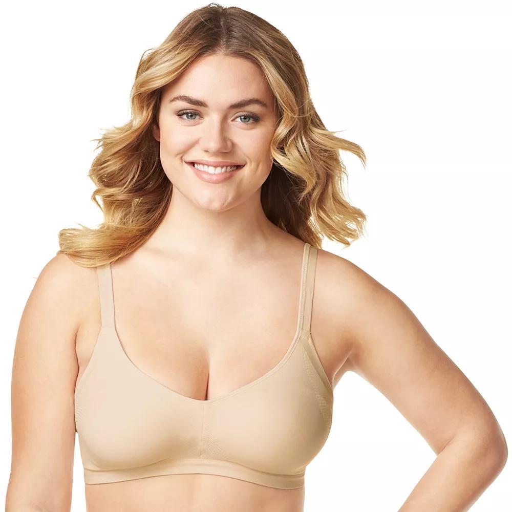 Olga® by Warner's® Easy Does It No Bulge Seamless Wireless Bra GM3911A, Women's, Size: Medium, Toasted Brown Product Image