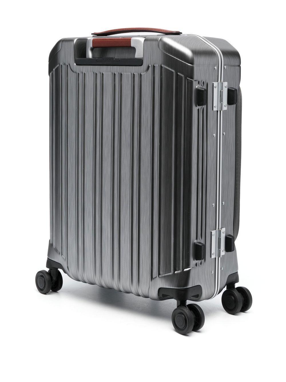 PIQUADRO Spinner Structured Wheelie Case In Grey Product Image