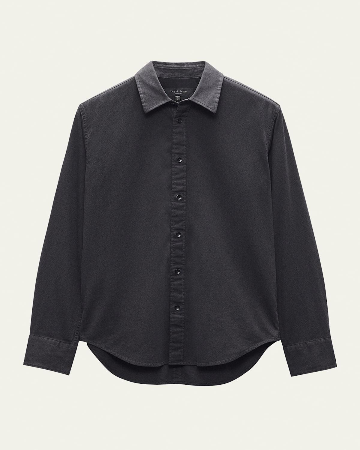 Mens Tomlin Cotton Button-Front Shirt Product Image