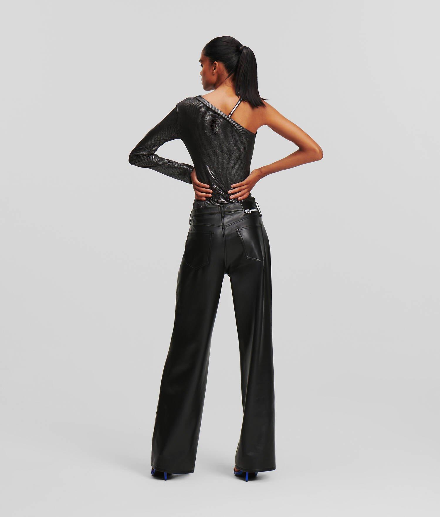 KLJ FAUX-LEATHER TROUSERS Product Image