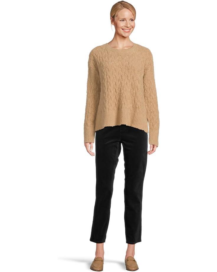Peruvian Organic Cotton Cord Crew Neck Sweater Product Image