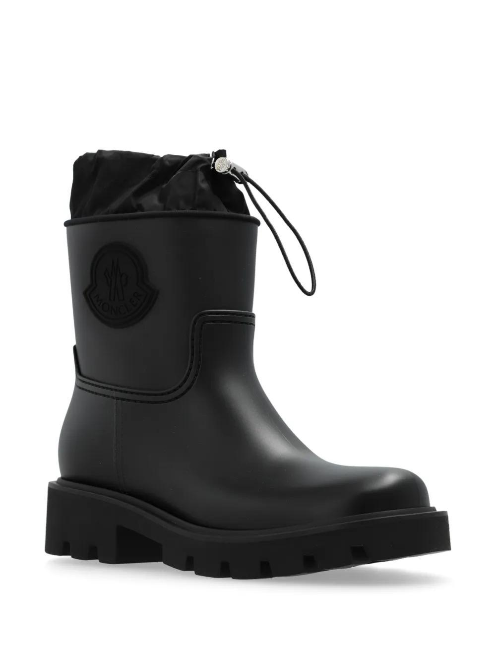 MONCLER Lug Sole Slip-on Ankle Boots In Black Product Image