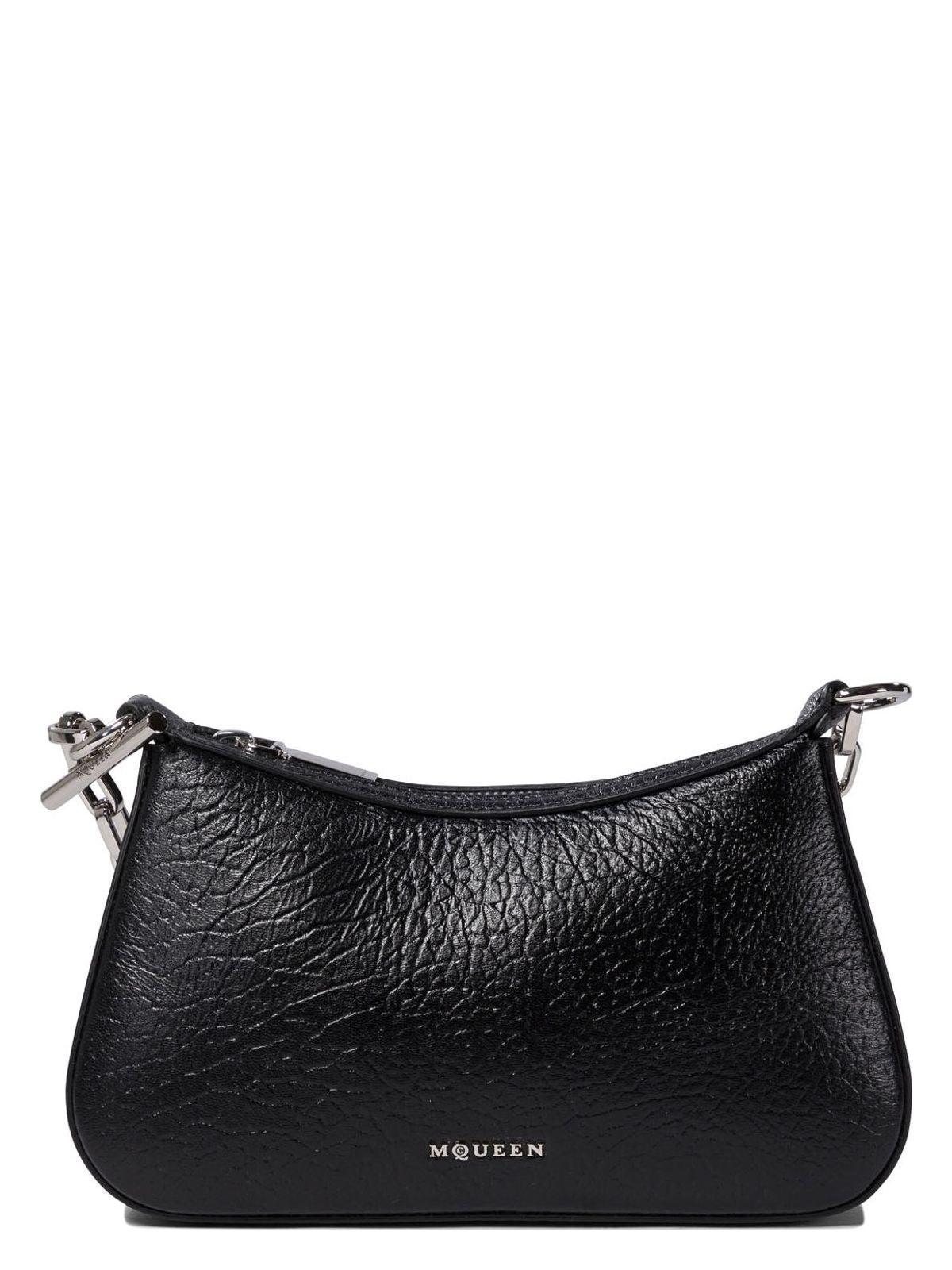 ALEXANDER MCQUEEN Women's T Bar Mini Pouch In Black Product Image