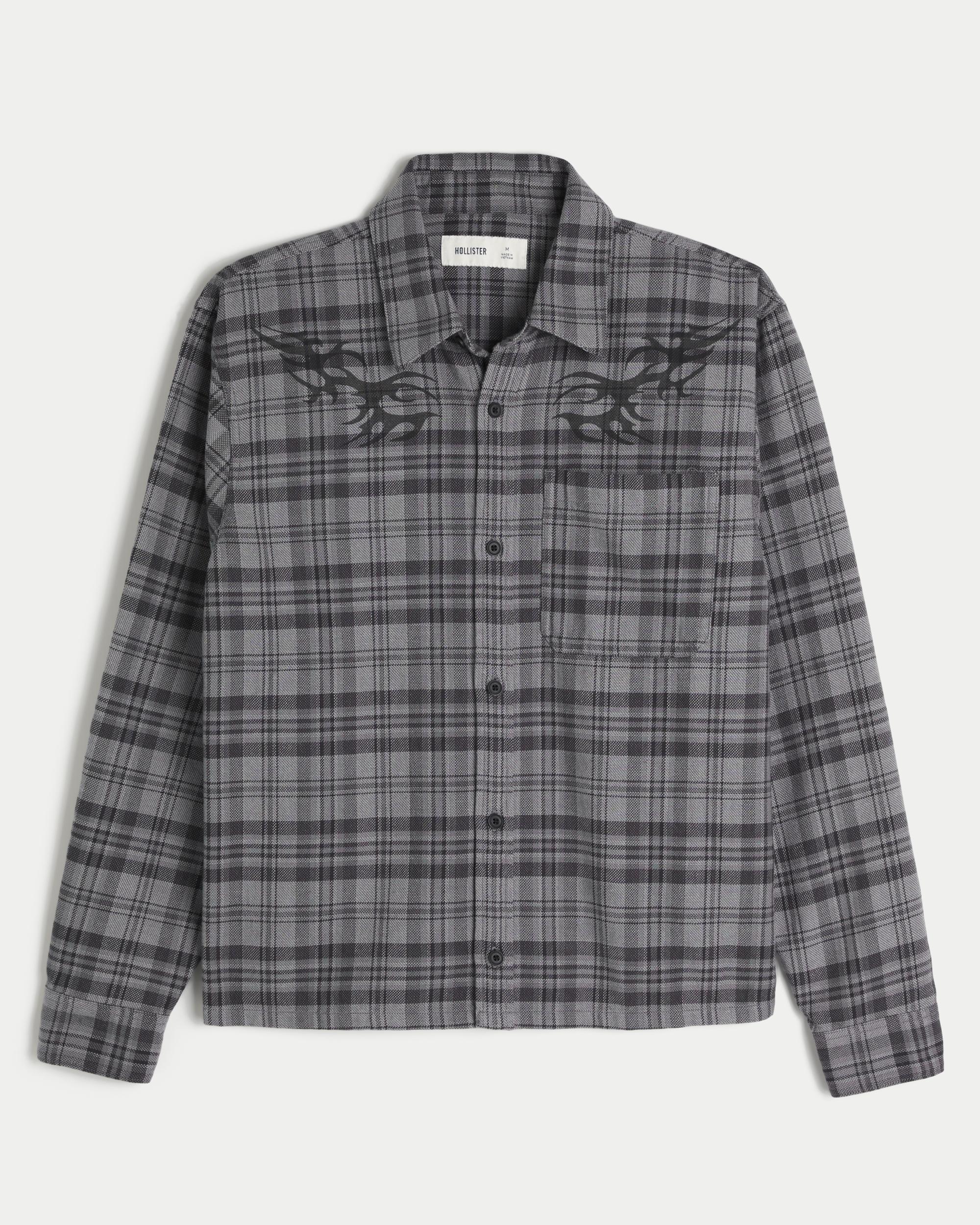 Long-Sleeve Flannel Shirt Product Image