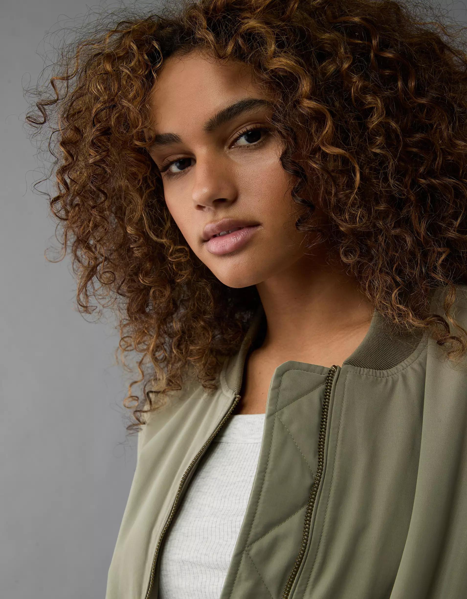 AE Oversized Bomber Jacket Product Image