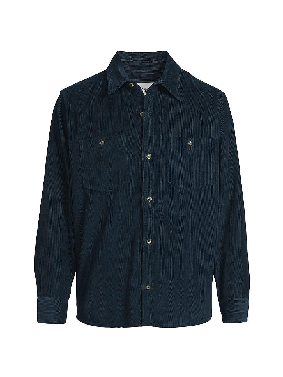 Mens Cotton Corduroy Button-Front Shirt Product Image