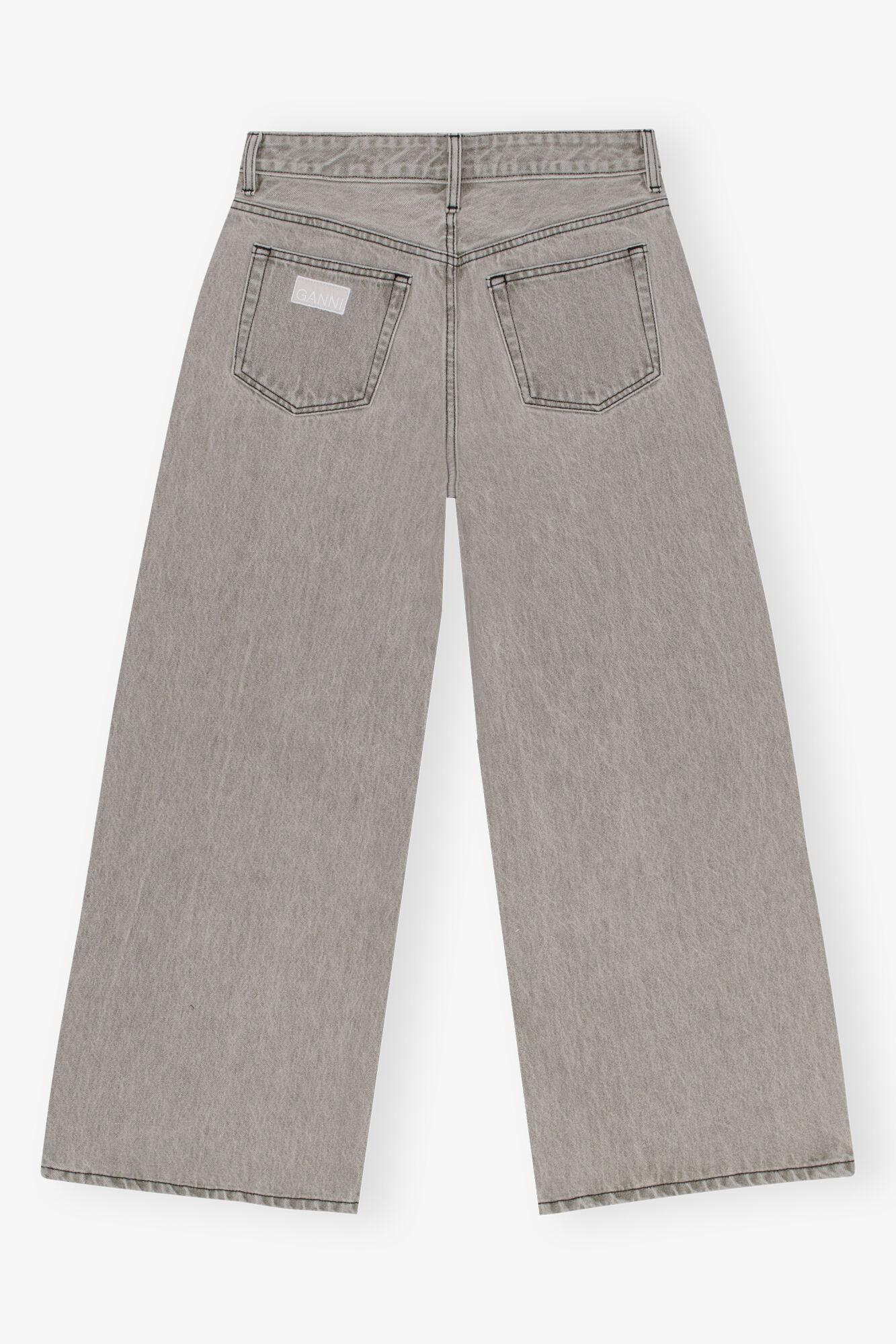 Grey Future Denim Wide Jeans Product Image