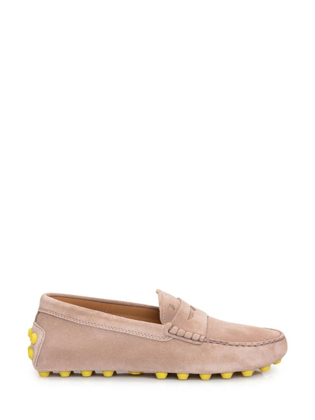 TOD'S Gommino Slip-on Driving Shoes In Pink Product Image