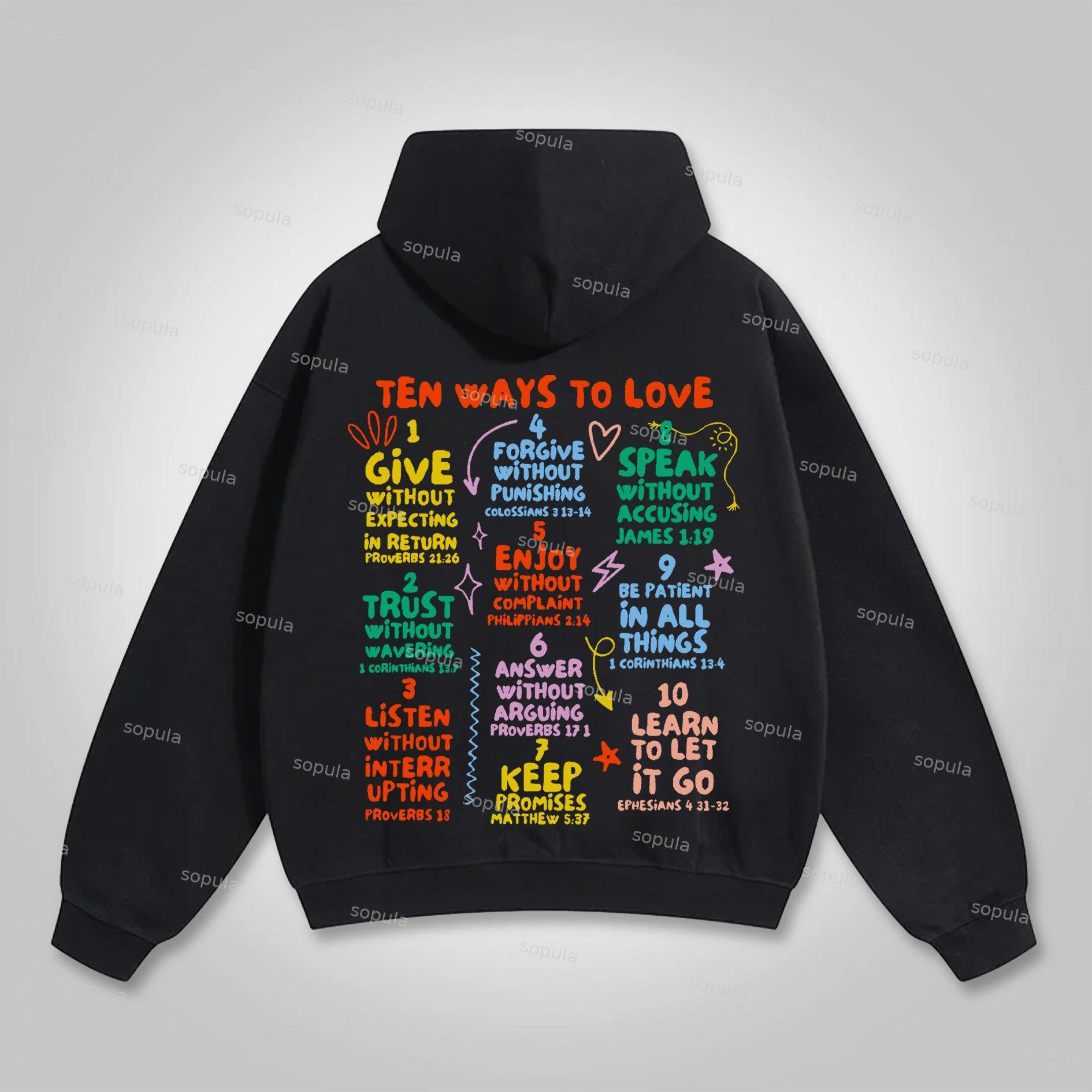 Sopula You Only Live Once Should Have Attitude Graphic Hoodie Product Image