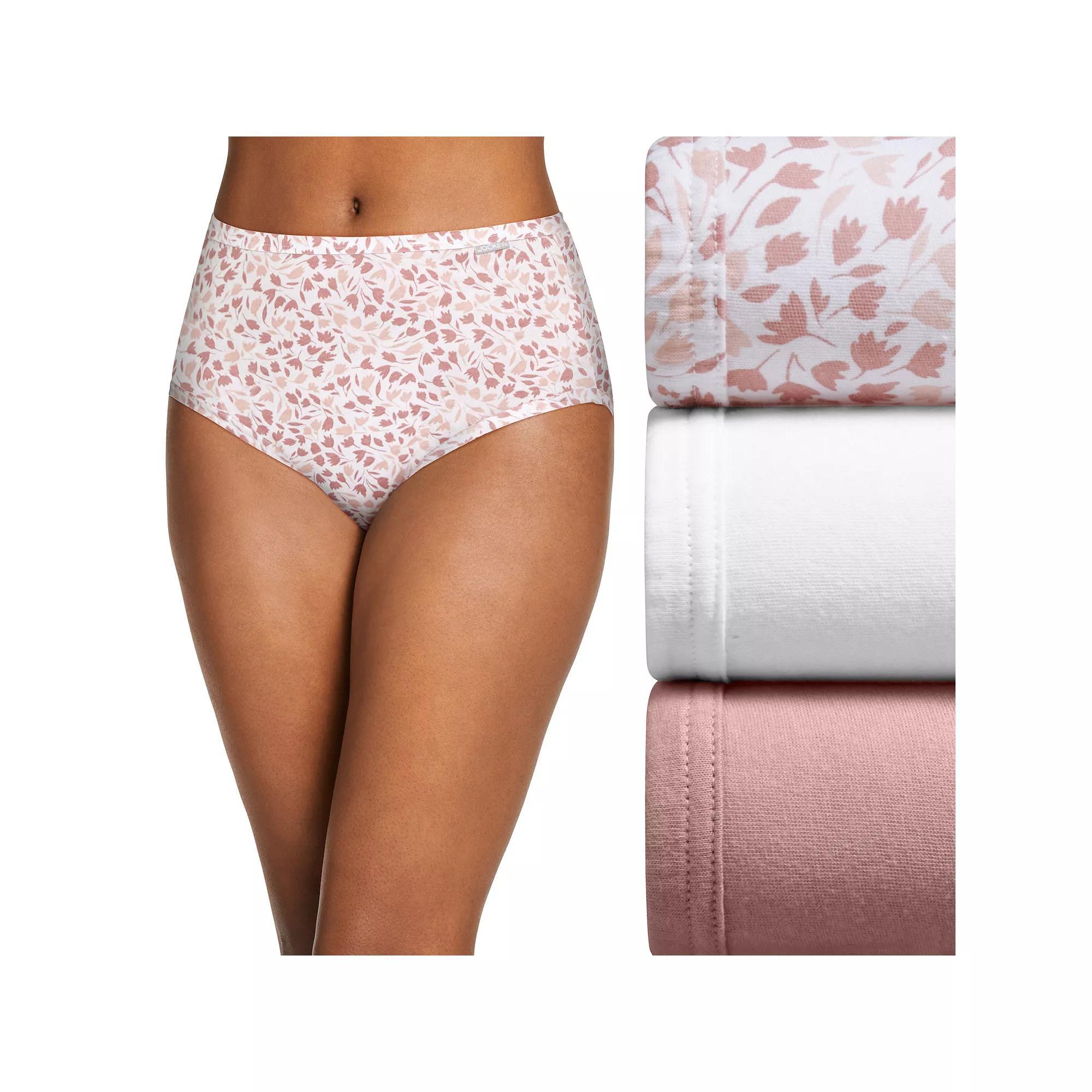 Womens Jockey Elance 3-Pack Briefs Panty Set 1484 Product Image