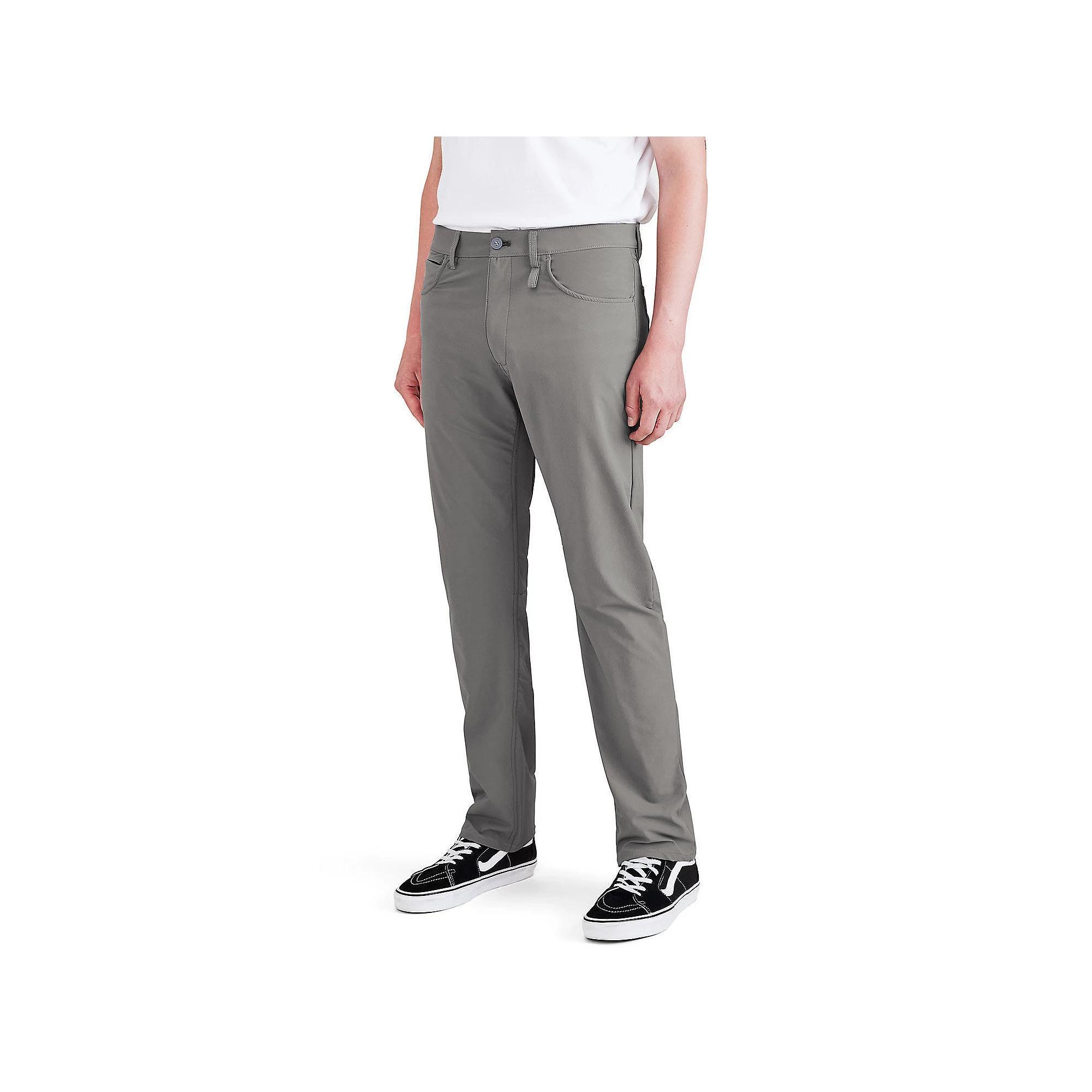 Men's Dockers® Go Jean Cut Straight-Fit Pants, Size: 32 X 32, Car Park Grey Product Image