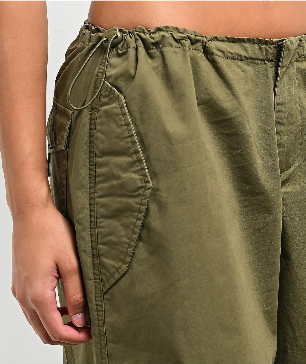 Empyre Lola Green Parachute Pants Product Image