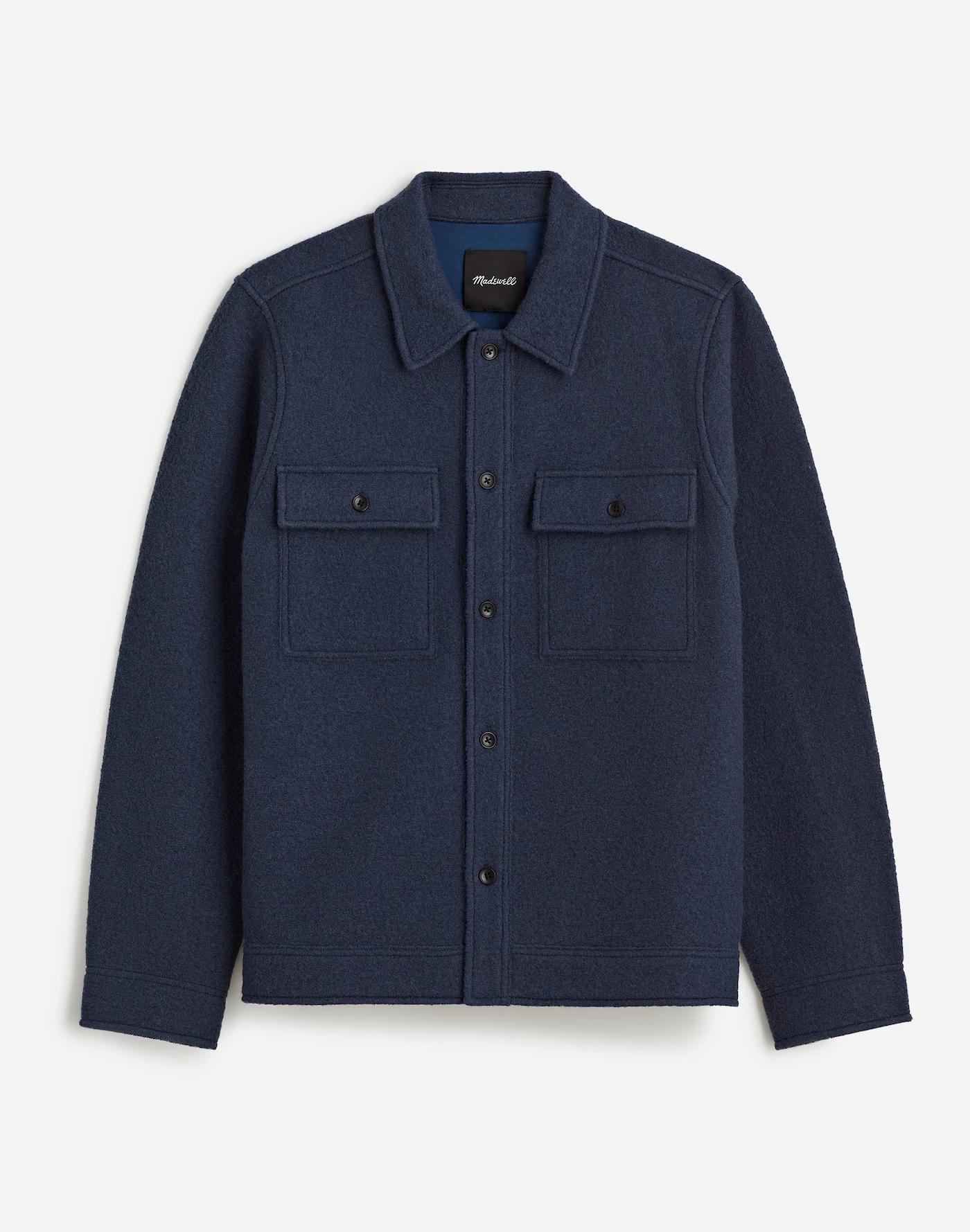 Boiled Wool Shirt-Jacket Product Image