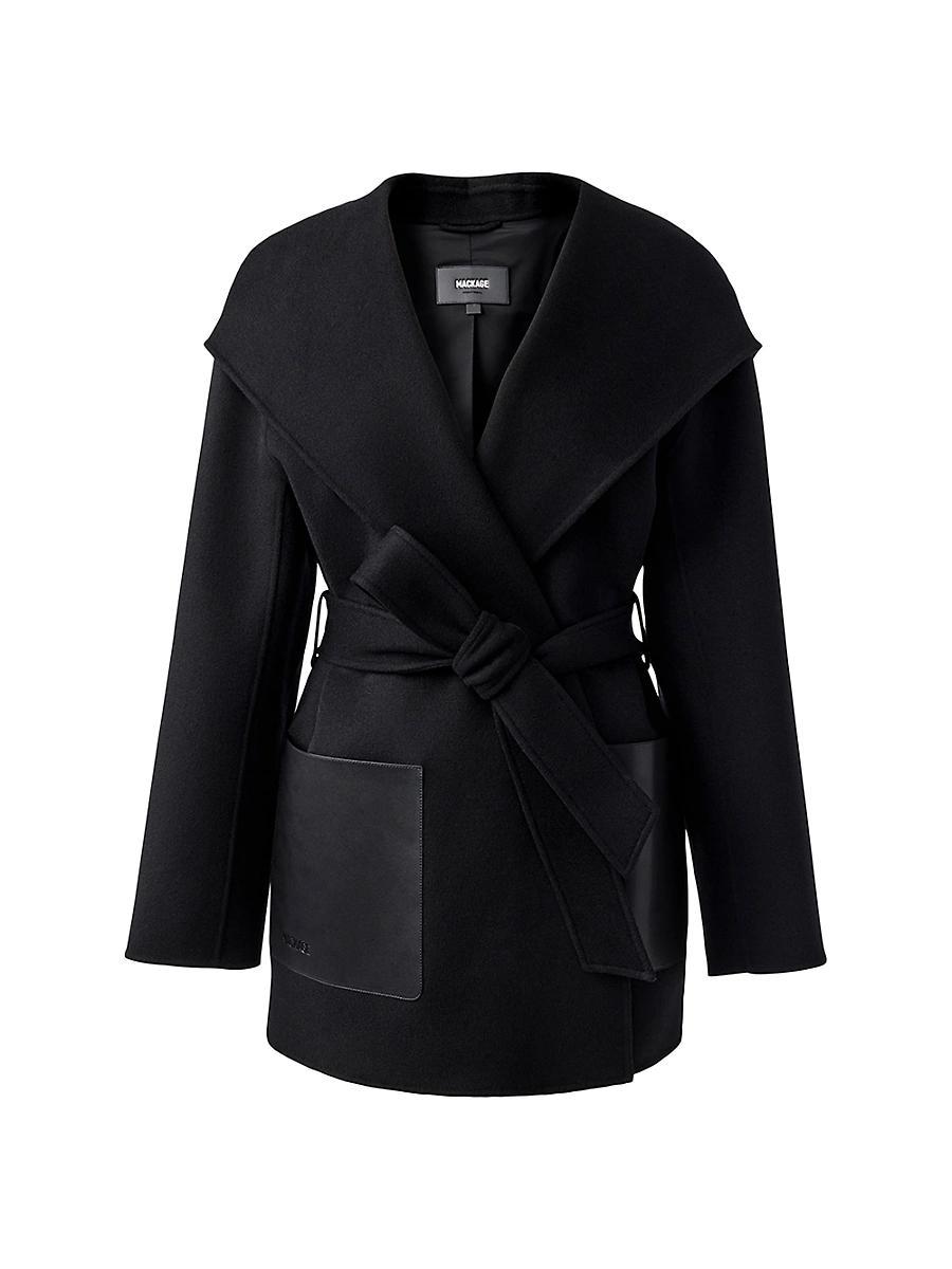 Womens Azra Wool Wrap Jacket Product Image