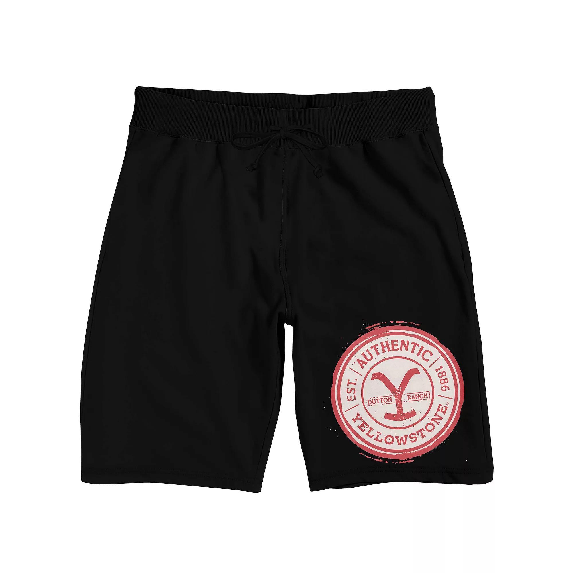 Men's Yellowstone Authentic Pajama Shorts,  Product Image