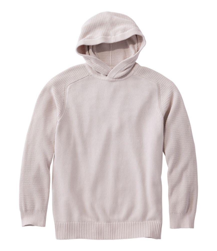 Men's Sunwashed Textured Cotton Sweater, Hoodie Product Image