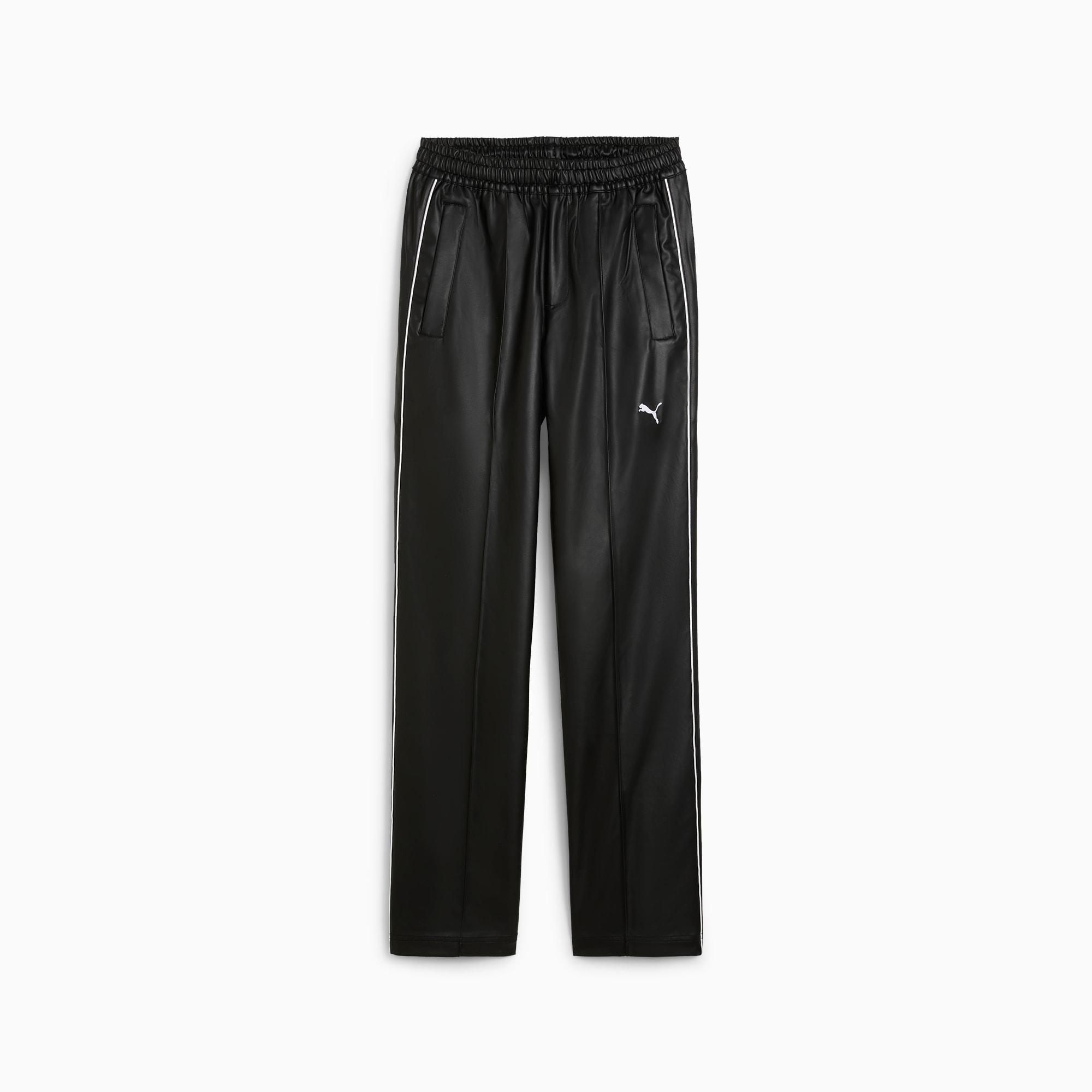 T7 Pleather Men's Track Pants Product Image