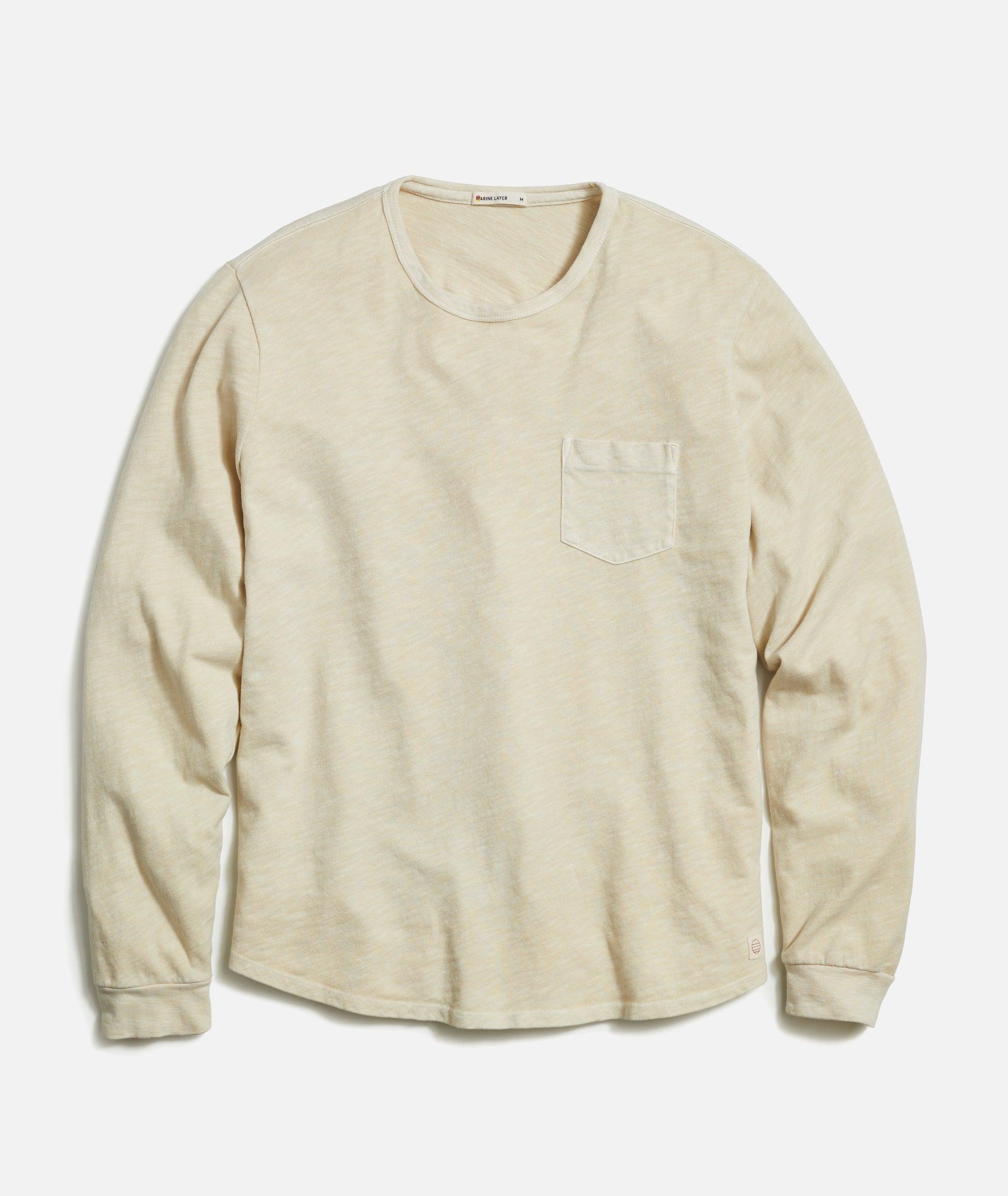 Vintage Heavy Slub Long Sleeve Pocket Tee Product Image