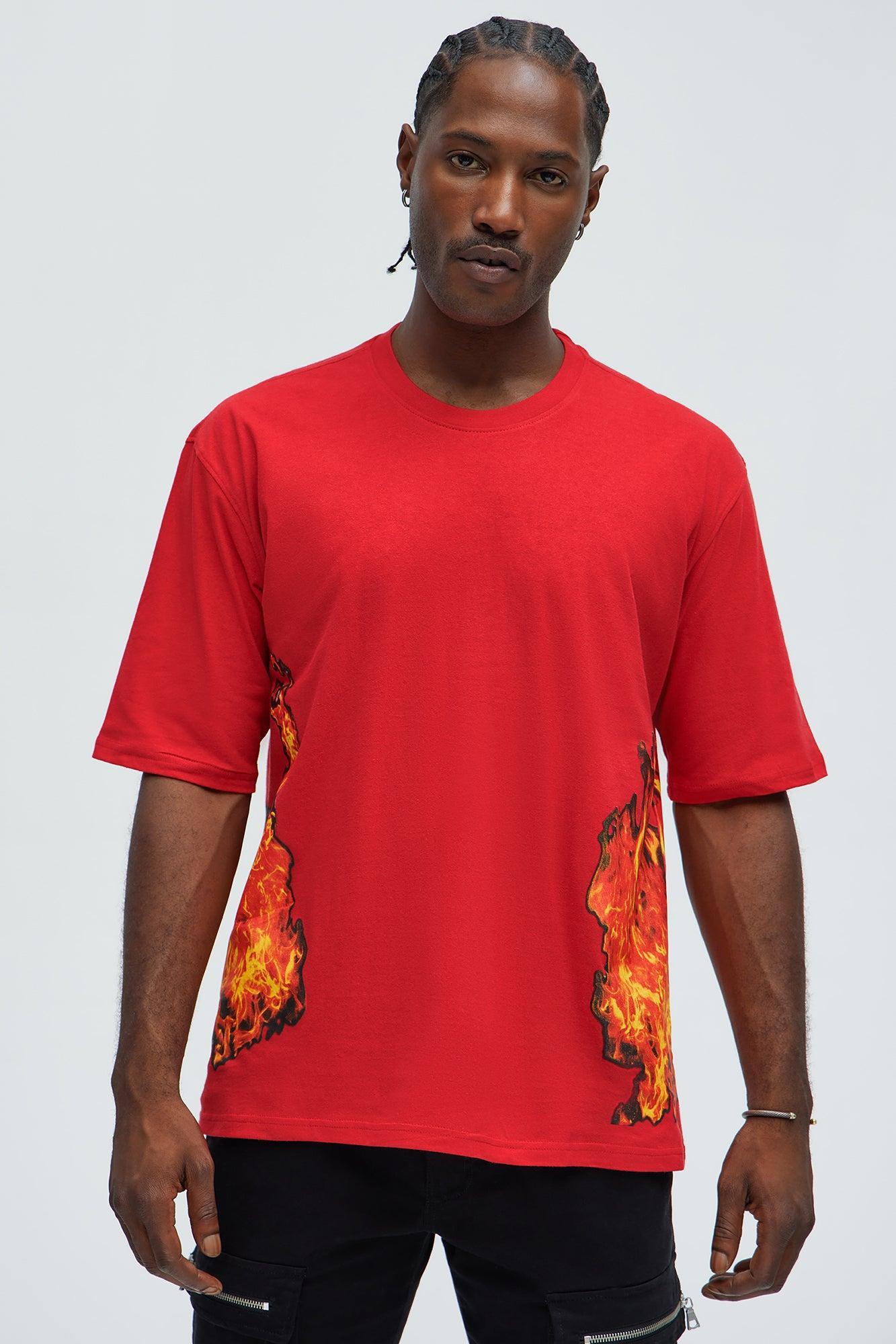 That Dawg In Me Short Sleeve Tee - Red Product Image