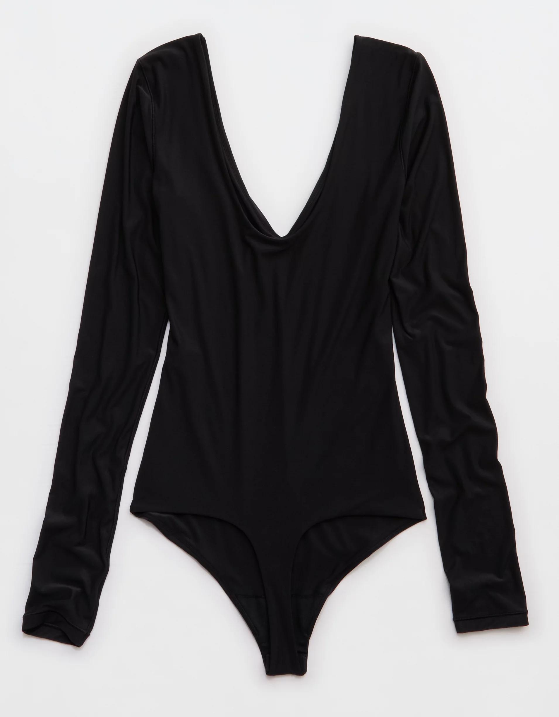 SMOOTHEZ Long Sleeve Plunge Bodysuit Product Image