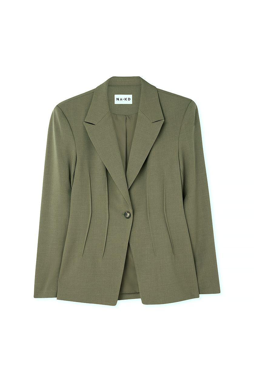 Fitted Blazer Black Product Image