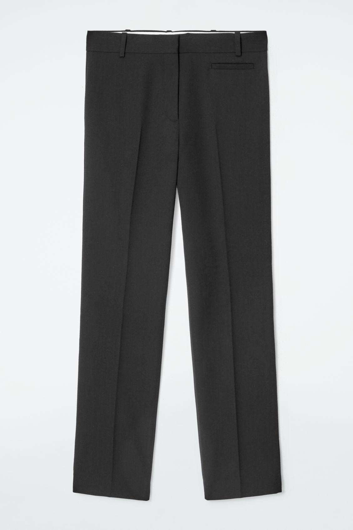 TAILORED WOOL SLIM-LEG PANTS Product Image