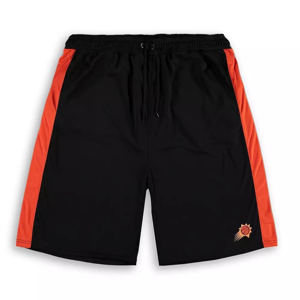 Men's Fanatics Branded Black/Orange Phoenix Suns Big & Tall Performance Shorts, Size: XLT, Phx Black Product Image