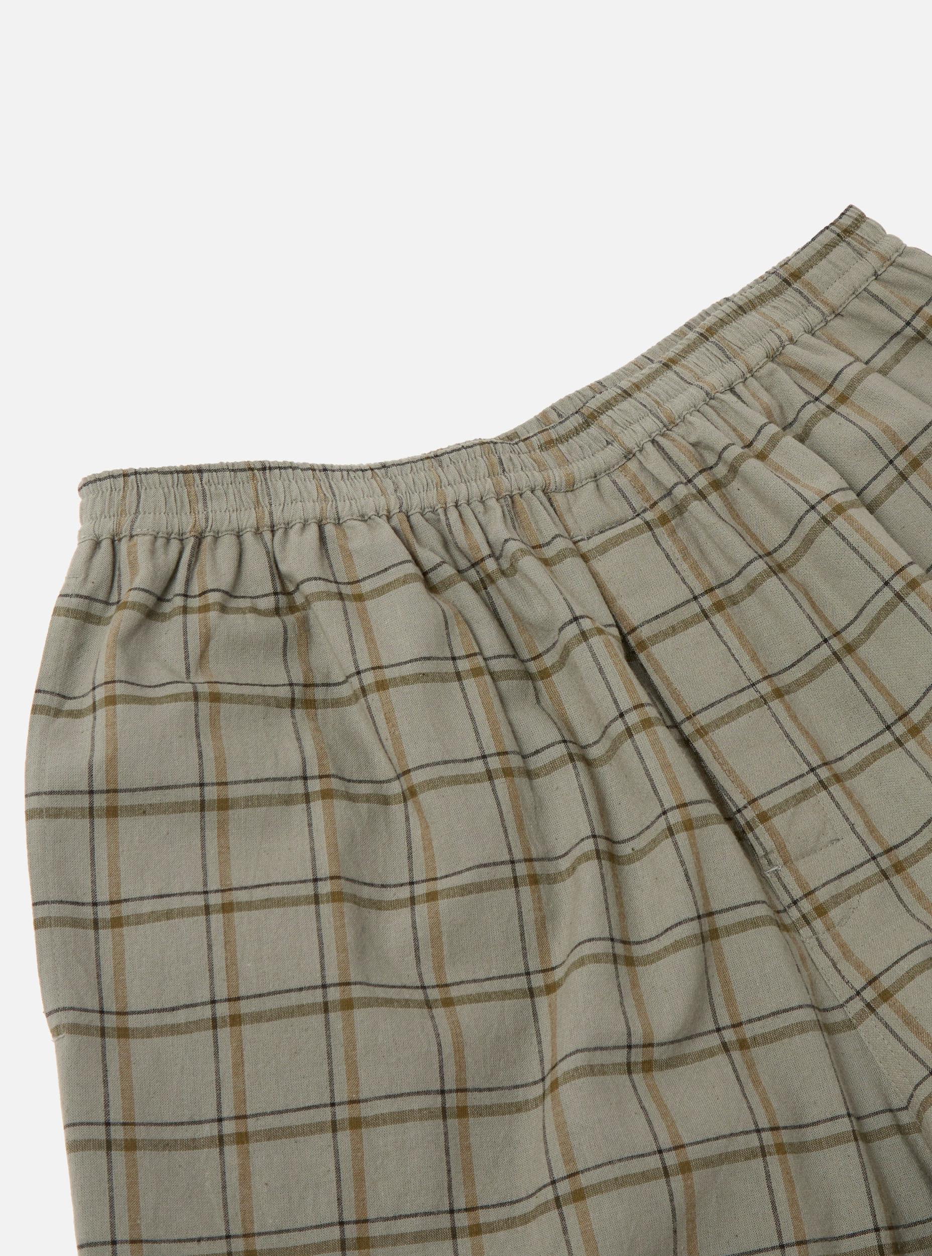 Green PJ Plaid Pyjama Short Product Image