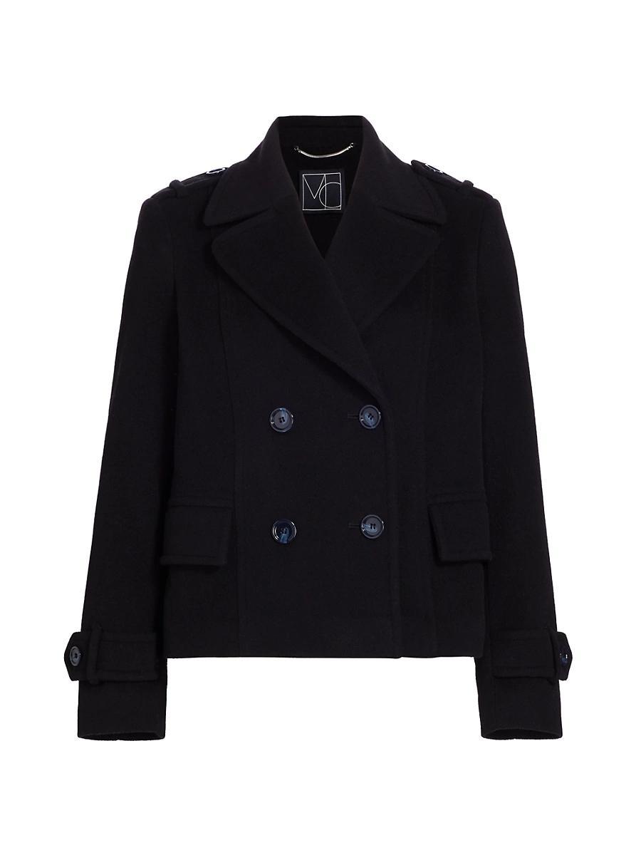 Womens Scottie Cropped Wool Coat Product Image