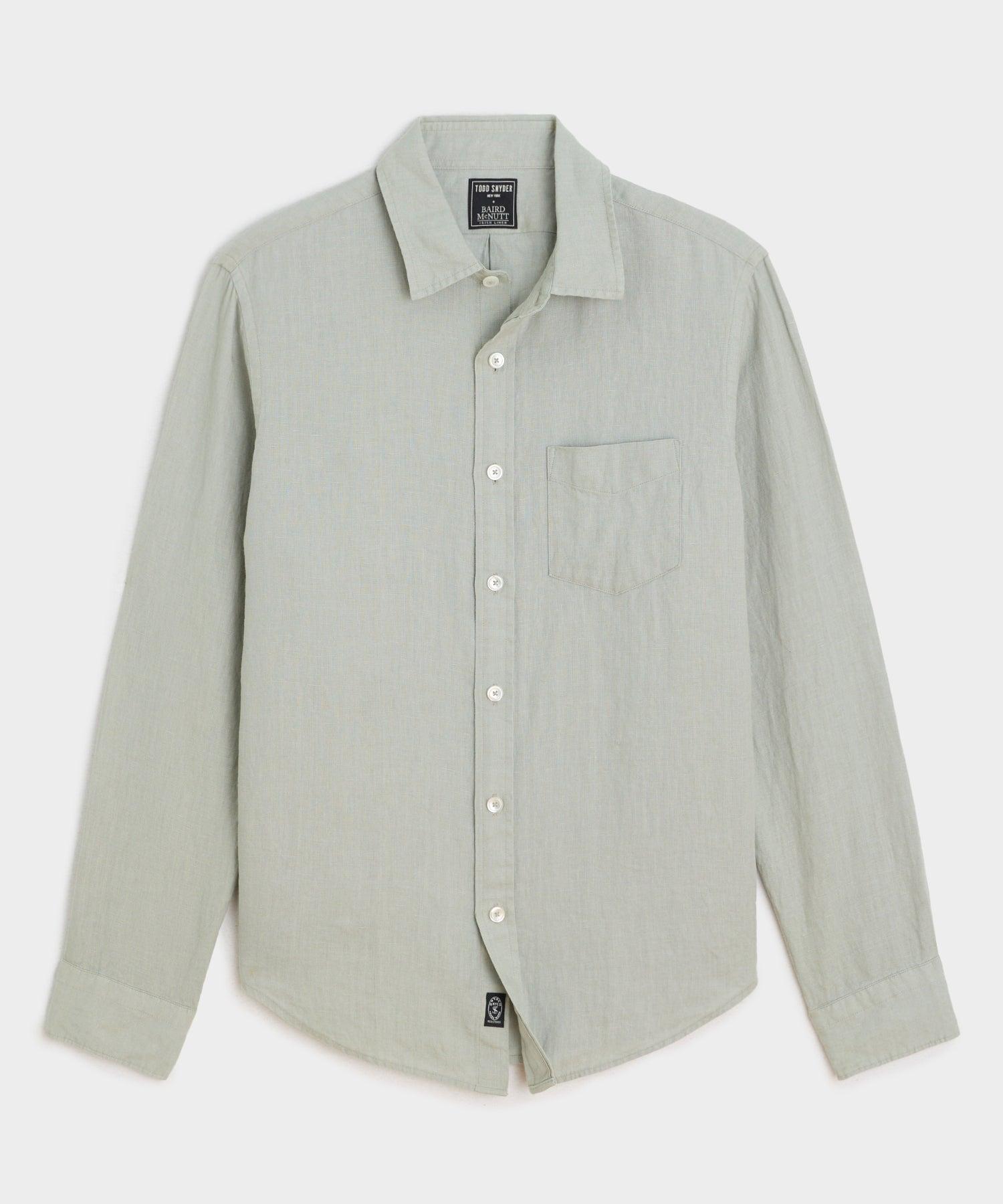 Slim Fit Sea Soft Irish Linen Sport Shirt Product Image