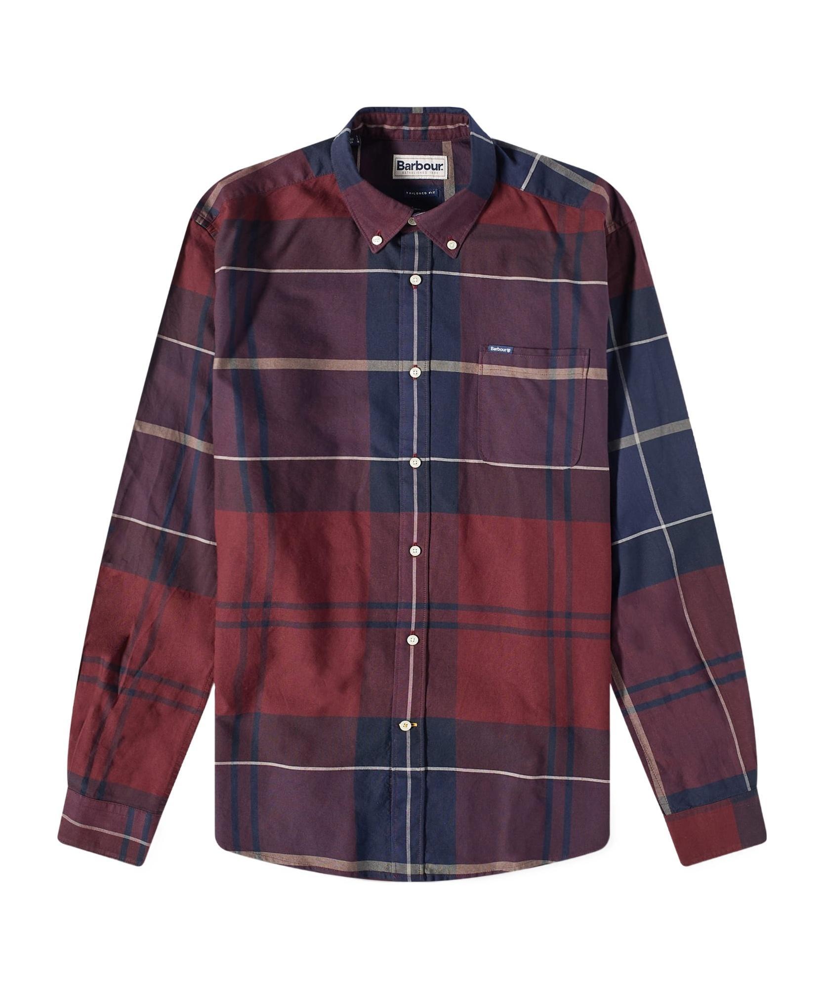 BARBOUR Long-sleeved Shirt In Black Product Image