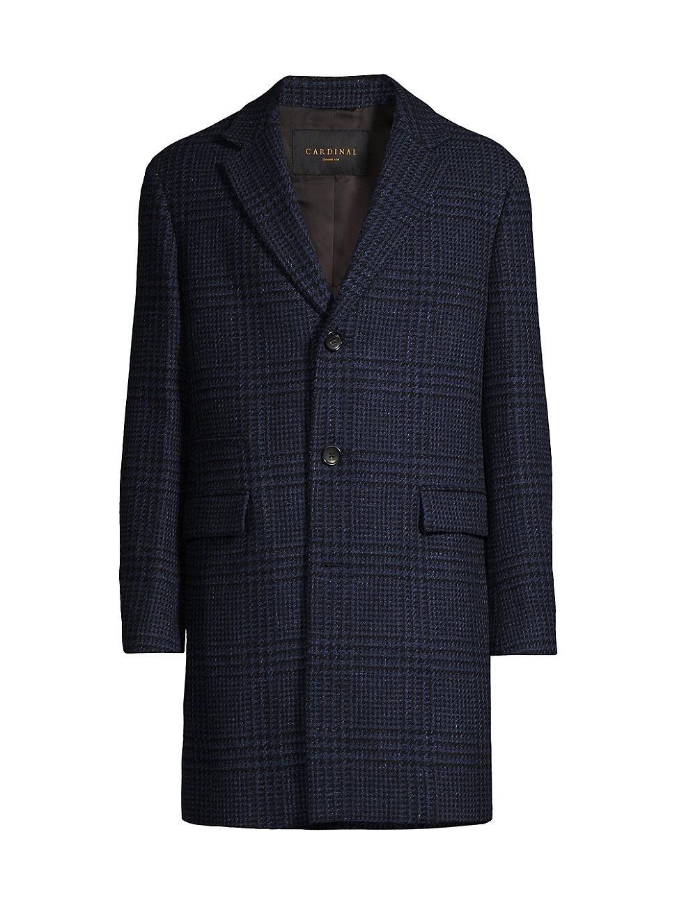 Mens Sherwood Plaid Topcoat Product Image